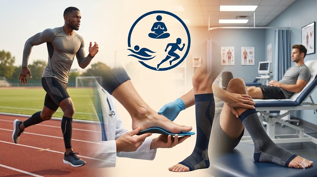 Custom Orthotics & Compression Wear: How Precision Supports Plantar Pain, Circulation & Functional Recovery