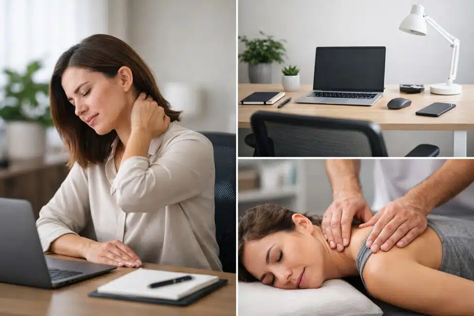 Neck and Shoulder Pain from Desk Work: 7 Rehab Strategies That Last