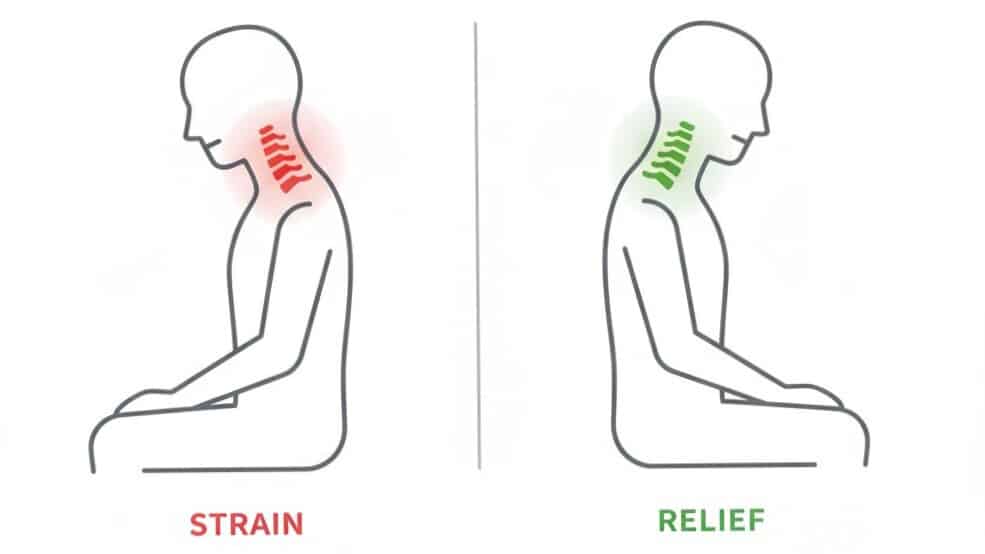 Therapeutic massage for neck tension and postural fatigue